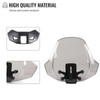 LUXEMOTO Front Windshield for Can-Am Ryker All Models, 3" Adjustable