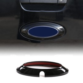 Car Tailgate Emblem Trim Cover Compatible with Ford Ranger 2015-2022 Emblem Badge Logo Cover Auto Rear Trunk Logo Back Badge Decor Cover Rear Logo Trim Cover Circle Ring Center Decor Logo Accessories