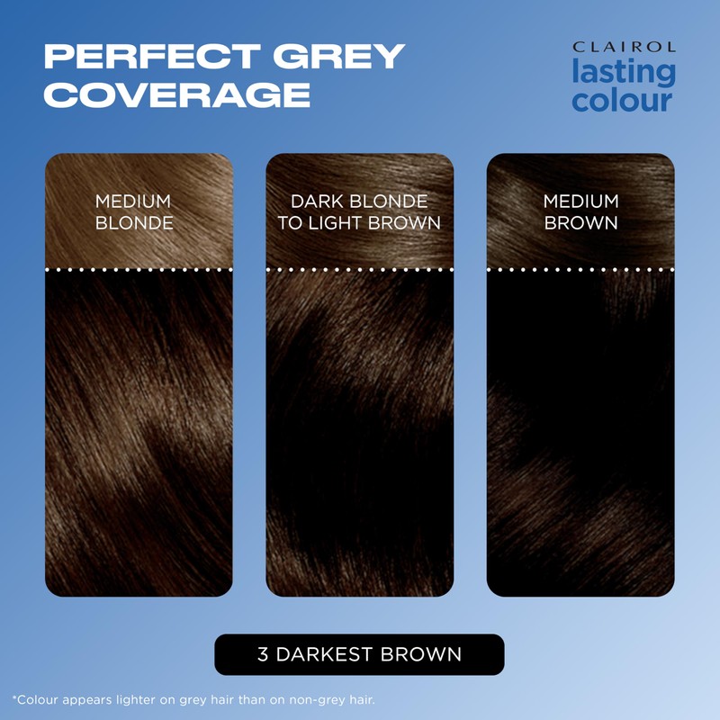 Clairol Lasting Colour Permanent Hair Dye | Perfect Grey Coverage