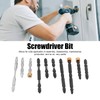 10Pcs Screwdriver Bit S2 PH2 Alloy Steel Double Ended Magnetic