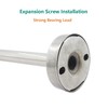 2 Pack Ceiling Mount Bracket, Stainless Steel Wardrobe Pipe Bracket