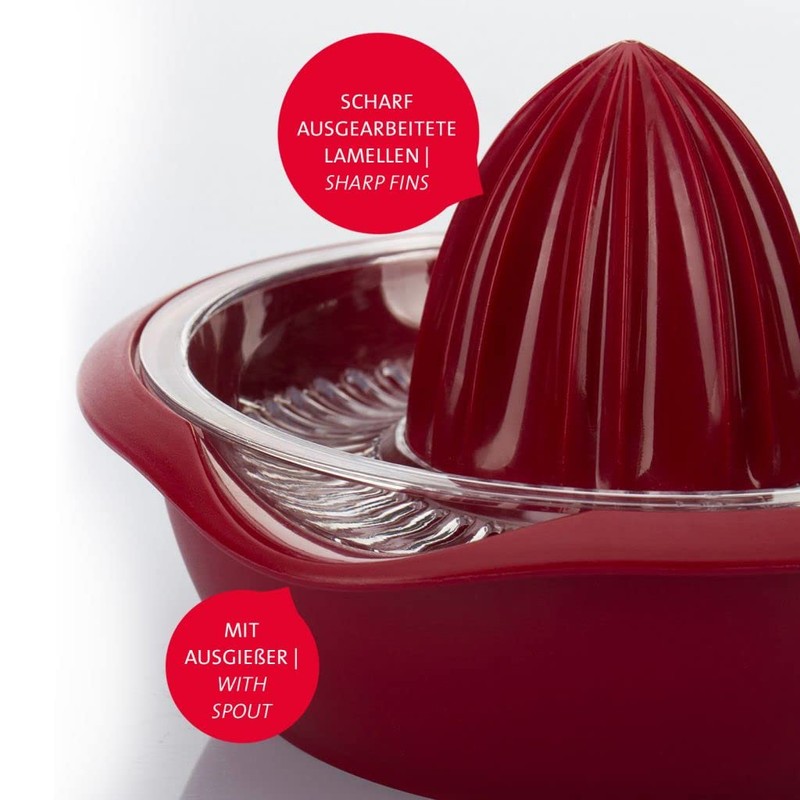 Westmark 2 x Lemon Citrus Juicers with Container, Diameter: 18.7