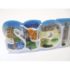 Scotland Magnet Letters Souvenir Scotland Bagpipe Beef
