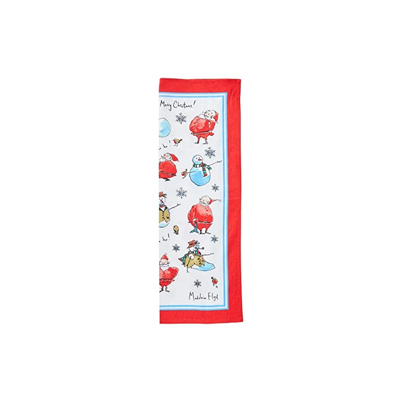 Ulster Weavers Madeleine Floyd Santa and Snowmen Cotton Tea Towel,
