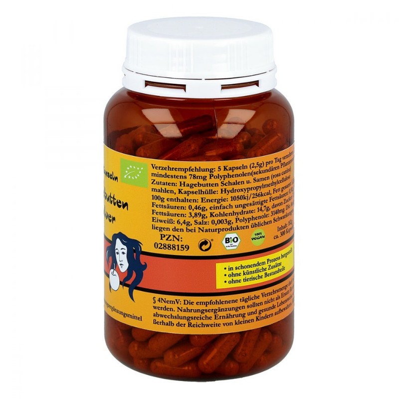 Rosehip Powder Capsules Pack of 300