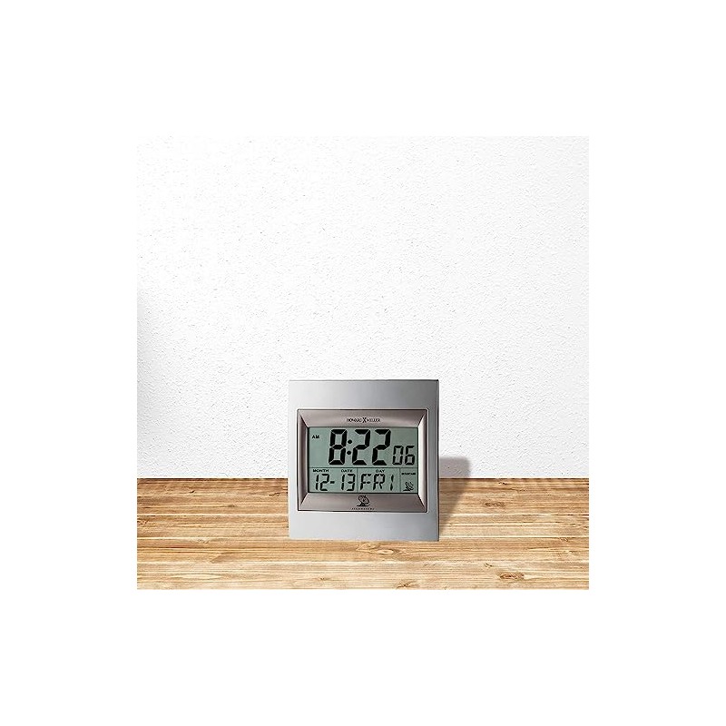 Howard Miller Techtime II Wall Clock 625-236 – Digital Alarm