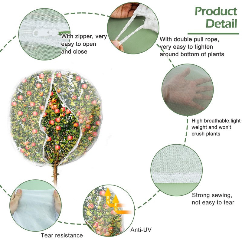 10 x 10ft Extra Large Fruits Tree Netting, Garden Mesh