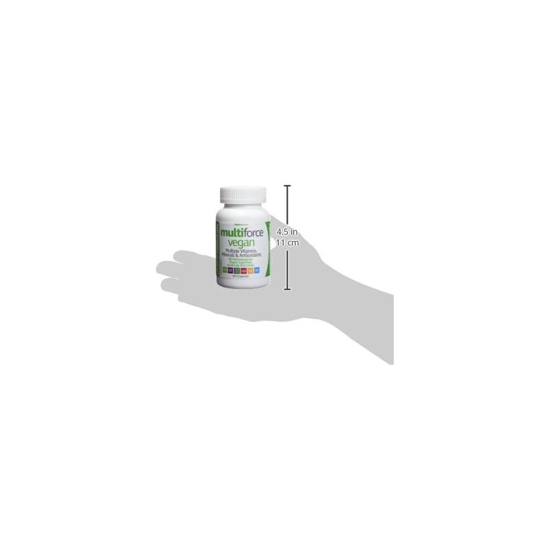 Prairie Naturals Multi-Force Vegan Vitamins, Minerals, & Greenfoods Capsule -