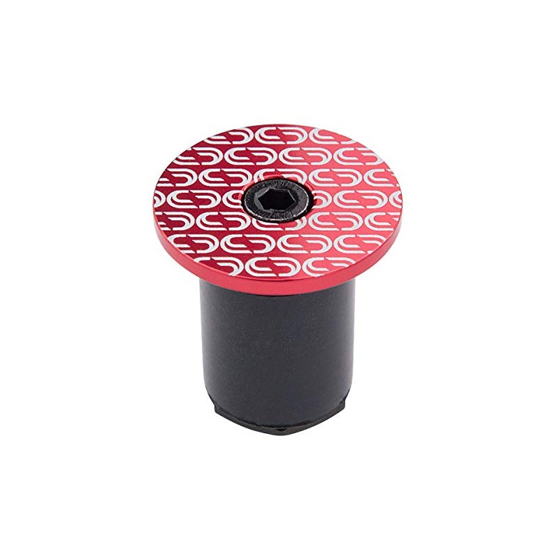 Deda Elementi Loop Bar-End Plugs, Red