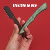 Foldable Beard Blade Holder Stainless Steel Composite Wood Beard Knife
