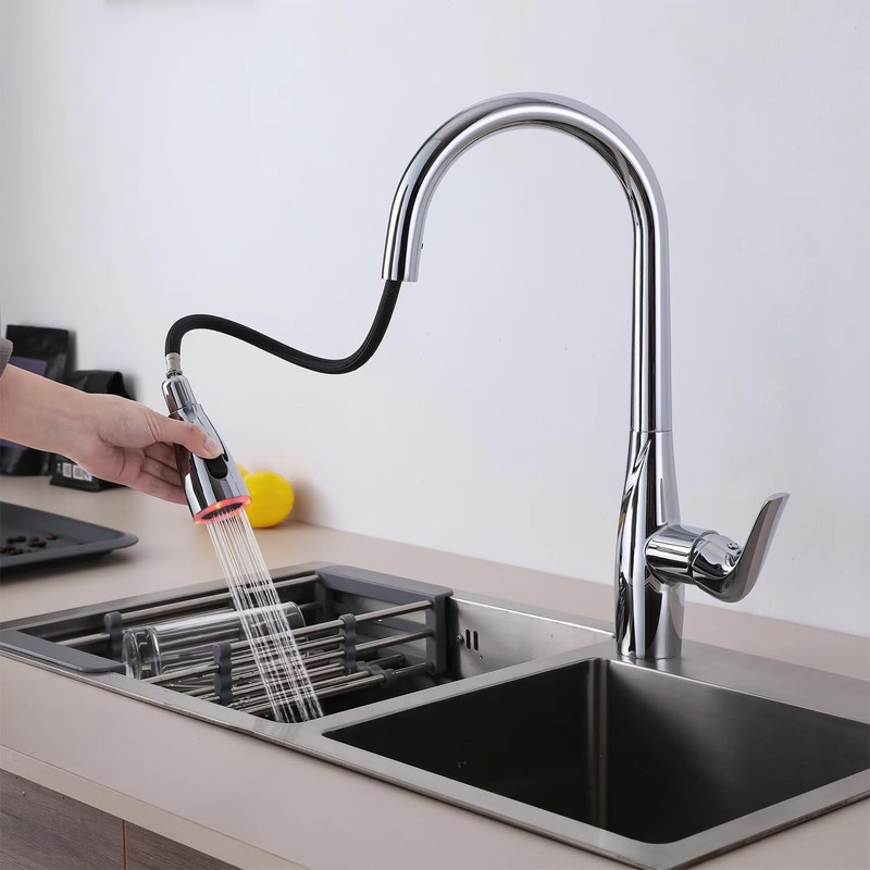 JINYOMFLY LED Tap Attachment for Kitchen Tap with LED, 2