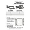 1-3/8" Chain Link Fence Gate Post Hinge - Only Fits