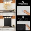 FLASLD Stove Backsplash Splatter Guard Range Hood Backsplash Wall Shield