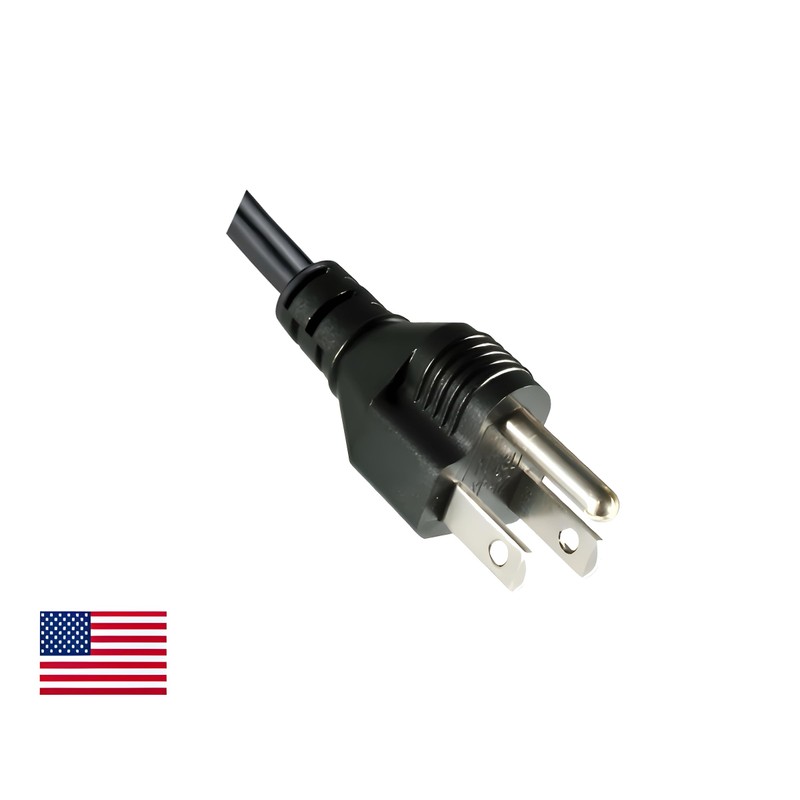 Power cable USA/IEC60320 °C19 1.8 m Black 12/YC18, SJT AWG
