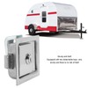 Embedded Panel Lock Stainless Steel Rectangular Trailer Paddle Door Key