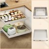 2Pc Pull out Cabinet Organizer,Width (16"-21") and Depth(13"-17"),Expandable With 3