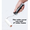 ROLLINGDOG 4" (100mm) Mini Foam Small Paint Roller Covers High