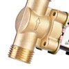 Odorkle 1/2" DC 24V Brass Normally Closed Solenoid Valve, Water