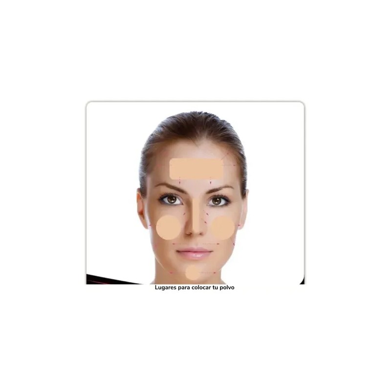 Polvo Maquillaje Compacto Para Rostro Bissú
