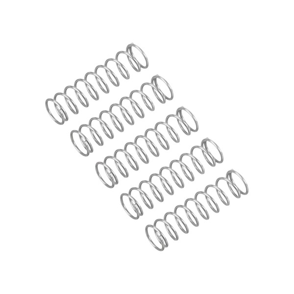 uxcell 5Pcs Compression Spring, Wire Diameter 0.012", OD 0.12", Free