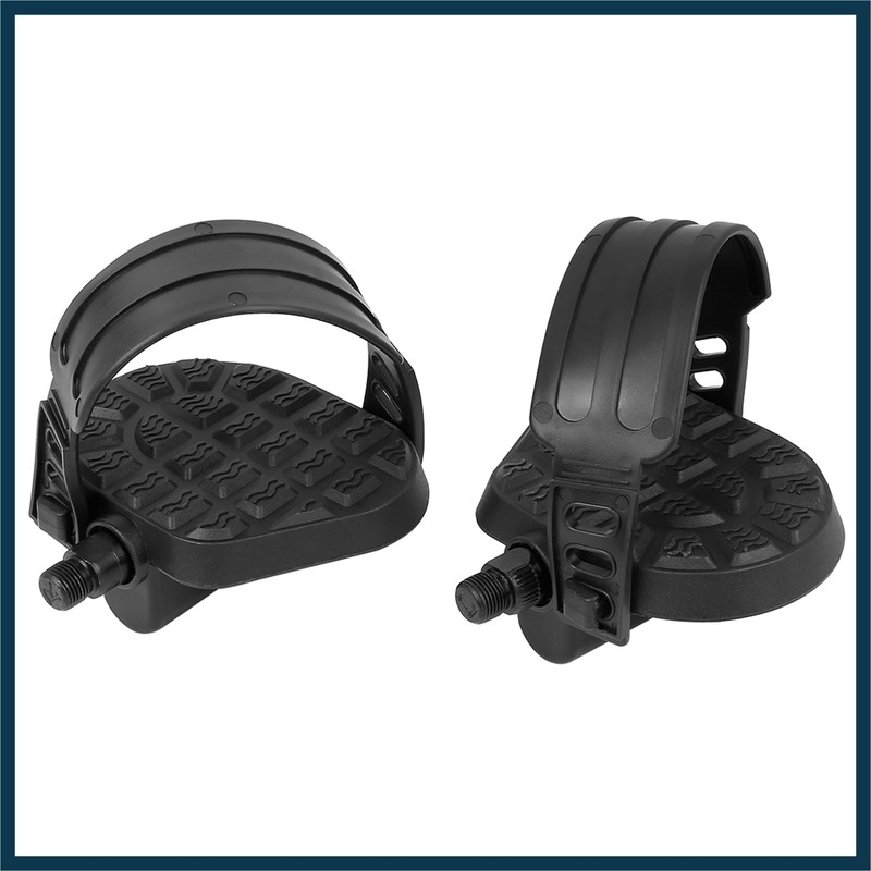 TUCKBOLD Pair Bike Pedals 9/16'' Spindle Platform Non Slip with