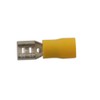 Connect 30211 9.5mm Female Push-On - Yellow (Pack of 100)