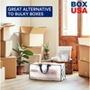 BOX USA 6 Pack Extra Large Clear Moving Bags with