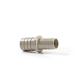 Nedis Hose Extension Piece for Washing Machine, Extension Piece to Extend an Outlet Hose by Connecting Two Separate Hoses, Plastic Connector 19mm to 22mm