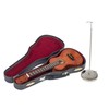 Ukulele Miniature Replica Rich Wood Tone 3 x 9 Resin