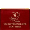 Crown Awards 30 Years of Service Rosewood Humidor Gift, Customize