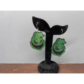 HEAD Nightmare before Christmas Oogie boogie head earrings