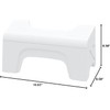 Squatty Potty Fold N Stow Compact Foldable Toilet Stool, White,