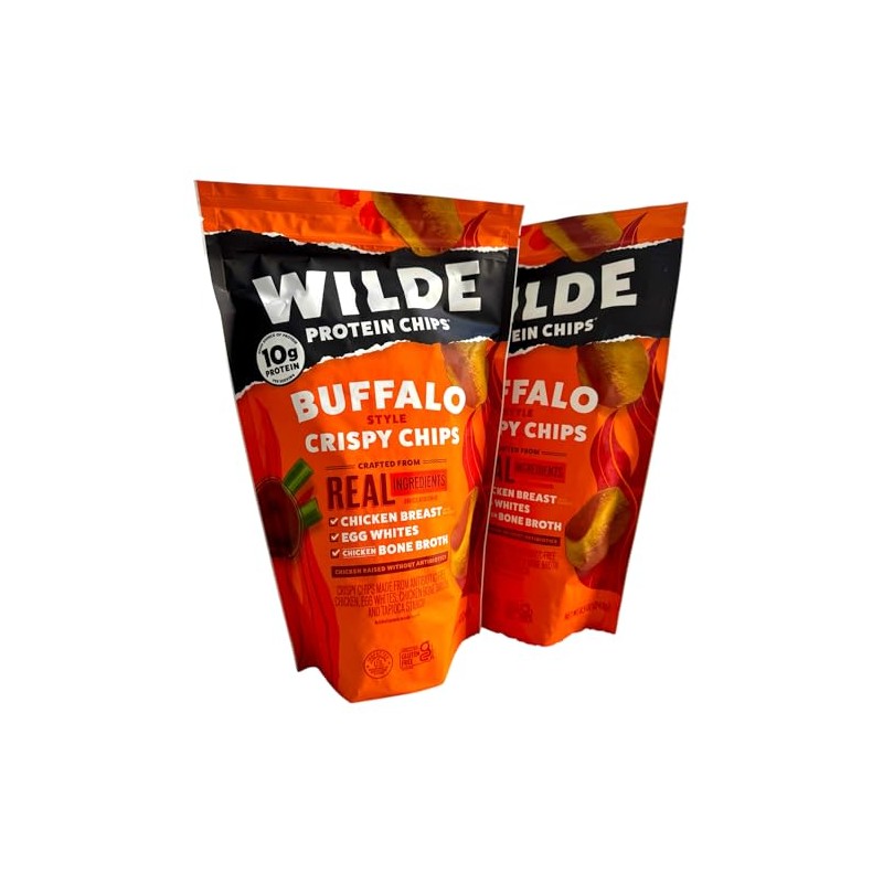 WILDE Protein Chips Buffalo Style – High Protein Crispy Chips