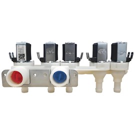 WH23X29553 Washer Inlet Valve Compatible with GE Compatible with Hotpoint Clothes Washing Machines Models GFW650SPN0SN GFW650SSN0WW GFW850SPN0RS GFW850SSN0WW, Replace AP6983554 PS12743643 EAP12743643