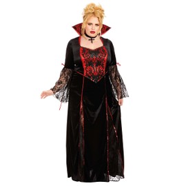 Dreamgirl Womens Vampira Adult Sized Costumes, Black, XX-Large US