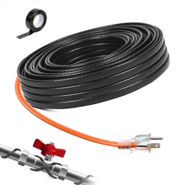 LantingMing Heat Tape for Water Pipes Roof & Gutter Snow De-Icing Heat Cable 30 feet 5 Watts Per Foot, Water Line Heat Tape Keeps Water Flowing at -40°F 5W/FT, 120V (30FT)
