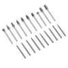 20Pcs Tungsten Carbide Carving Bits Double Cut Rotary Burr Set