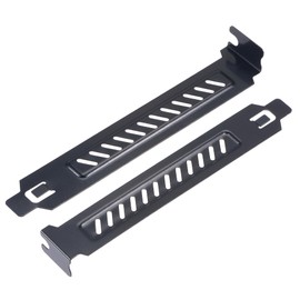 sourcing map PCI Slot Covers with Screws for PC Case Airflow and Dustproof Black 5pcs