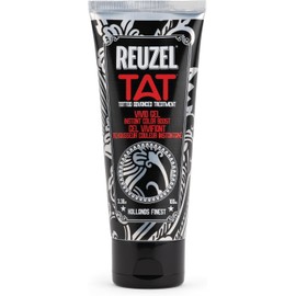 Reuzel Vivid Gel - Tattoo Moisturizer - Keeps Skin Smooth and Hydrated - Helps Reduce Color Fading - Suitable for Morning or Evening Use - Vegan Formula - Sulfate and Paraben Free - 100 ml Mantiene la Piel Suave e Hidratada, Ayuda a Reducir la Decoloració