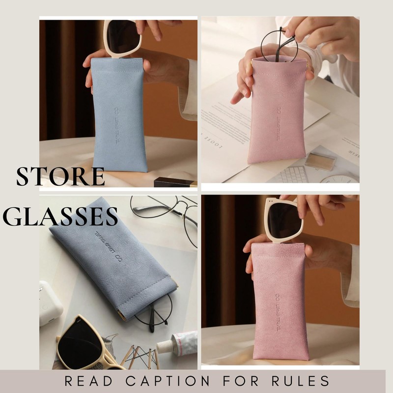 IWAMiYA Glasses Case, Slim, Thin, Sunglasses Case, Stylish, Compact, Women's,