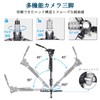 INNOREL Desktop Tripod, Mini Monopod Stand, 2 Tier Legs Opening,