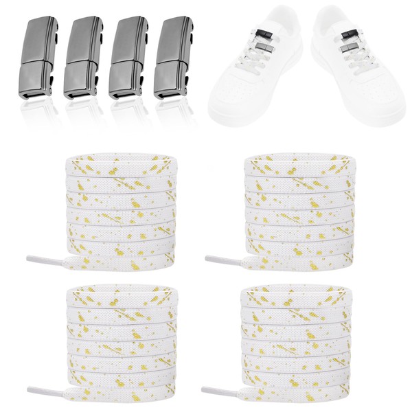 LT Easiyl No Tie Elastic Shoelaces Magnetic Buckle & Shoelaces