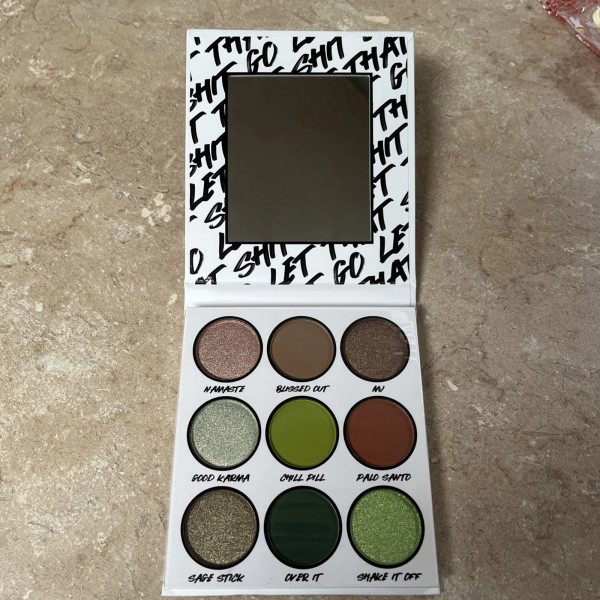 BH Cosmetics Eye Shadow 9 Shade Palette Earthy Greens Browns