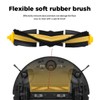 3 Packs Main Roller Brush Compatible with Ecovacs DEEBOT OZMO