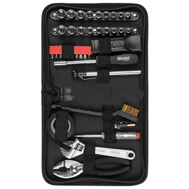 Performance Tool W1197 Juego de Herramientas Compacto con Funda, Negro, 38 Piezas