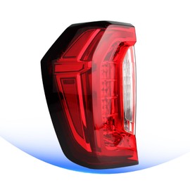 Led Tail Light Compatible with 2021 2022 2023 2024 GMC Yukon Denali SLE SLT AT4 Outer Taillight Rear Reverse Stop Brake Lamp Assembly Replace OEM 84816392 85618753 (Left Driver Side)