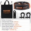 VEVOR Off-Road Recovery Kit, 3" x 30' Tow Straps Heavy
