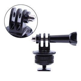 3pcs Camera Adapter Kit, Long Screw, Conversion Kit, 1/4 Inch Double Hot Shoe Adapter Durable Tripod Mountain Adapter for 2/3/3+/4 Cameras