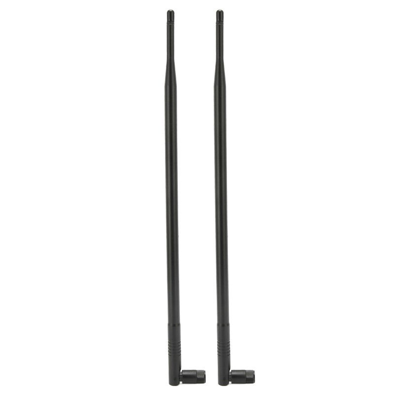2pcs Antenna 2.4G 9dBi Omnidirectional High Gain SMA Male Internet