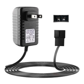 BXIZXD 6 Volt Battery Charger for Ride On Toys, Compatible with Fisher-Price Power Wheels Toddler Blue Battery Models 00801-1230/00801-1457/00801-1868/00801-1900/00801-0336, SafeAmp Battery SA-PW6VBLU